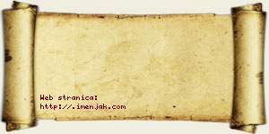 Životije Michaud vizit kartica